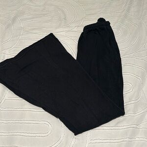 Aerie flared sweats, size small, dark grey.